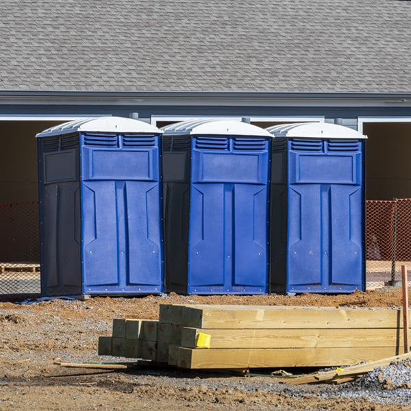 are there any restrictions on what items can be disposed of in the portable toilets in Lovington